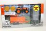 Tractorm-11 093577332148 New Ray Kubota Scale Wagons Grain Bin Set