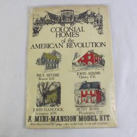 912238-86-0 101 Productions Mini-mansion Model Kit Colonial Homes Of The American Revolution Ho Gauge