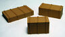 Fr1285 1285 Frenchman River Wooden Crates Model Railroad Ship Boat Unpainted Cast