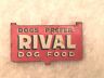 156-25 Lionel Original Postwar Dogs Prefer Rival Metal Litho Sign Not 156-25 Lionel Original Postwar Dogs Prefer Rival Metal Litho Sign Not
