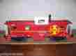 6-17629 17629 Extended Vision Caboose Lionel Train Santa Fe 023922176295