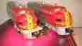 202151-lp 20-2151 Mth Lp Santa Fe F3 Aa Duel Motor Tested Proto Sound C-8 O Boys Girl