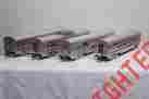 20-6021 Mth Santa Fe 4-car Striped Aluminum Passenger Car Set