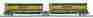 20-95046 Mth Two 2 2-car Spine Car Sets W 48 Containers Both Nib Nr