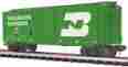 20-97143 Mth Premier Burlington Northern 2-car Set 40 Box Cars Nib O Scale