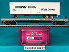 20-98123 Mth Scale Premier Norfolk Southern Flat Car Trailer 658081025476