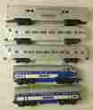 2244w Lionel Post-war Original Wabash A B Diesel Passenger Set-vg In Box