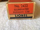 2422 2432 2423 Lionel 3 Illuminated Clifton Vista Dome Car Pullman Cars