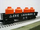 26649 Lionel Erie Lackawanna Gondola With Canister Load Mib 26649 Lionel Erie Lackawanna Gondola With Canister Load Mib
