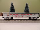 26688 Lionel Peanuts Gondola Merry Christmas Charlie Brown Snoopy Woodstock