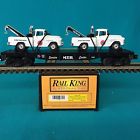 30-7640 Mth Flatcar With Ertl Tow Trucks Union Nib