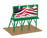 30-90527 Mth Support Our Troops Railking Lighted Billboard 658081386867