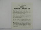 3419-51 6-60 Lionel Vintage How To Operate Helicopter Launching Car