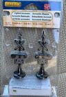 7281625 34954 Lemax Blinking Railway Stop Light Signals Set Of 728162349545