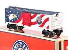 36758 Lionel Modern Patriotic Lighted Box Car Lights In Eagles Eyes