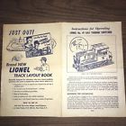 41-56 8-55 Lionel Original Instruction Sheet For Gas Turbine Switcher From