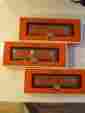 6-11872 Lionel Pacific Fruit Express 1 3pk Orange And Tuscan