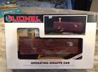 6-16603 Lionel Detroit Zoo Operating Giraffe Car New Sealed Never Opened