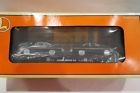 6-17557 Lionel Flat Car With Late Black Plymouths Route New