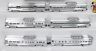 6-19126 6-19122 6-19123 6-19124 6-19125 6-19127 Lionel California Zephyr Car Set