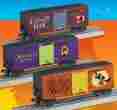 6-21876 Lionel World Of Disney Villains 3-pack New In Box O Scale
