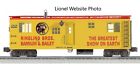 6-22251 By Lionel Ringling Smoking Scale Bunk Car