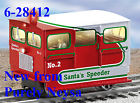 6-28412 Lionel Santas Christmas Speeder O