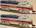 6-38153 6-39109 Spirit Century Locomotives Passenger Cars Lionel O Scale Of The F3a And Car Set
