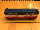 6-45003 Lionel Scale Nh Red White Blue State Of Maine New 6-45003 Lionel Scale Nh Red White Blue State Of Maine New