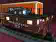 6-51702 Lionel Rare Mint Pennsylvania N-8 Brass Caboose W Light Smoke C-8