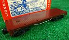 6405 Lionel Post War Brown Flat Car No Van Exc Cond 6405 Lionel Post War Brown Flat Car No Van Exc Cond