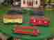 7100wx 7100 Lionel Trains Prewar 204 Loco And Tender With 3 Rolling Stock Cars Set