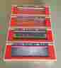 9-6290 Lionel Standard O Four-car Assortment Set Including Rare Shipper Uncat