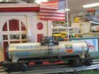 9153 Lionel Modern Chevron Dome Tank Car Vg Orig Cond Sharp