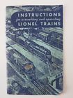 926-49 Lionel Assembly Operating Instructions For Trains