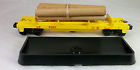 9303 Lionel Union Pacific Operating Log Dump Car With Tray Ln