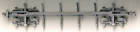 Gl93058 93058 Grandt Line Bettendorf Steel Underframe Model Railroad Unptd Plastic Kit