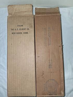 A.c. Gilbert B-748 A.c. S Gauge American Flyer Empty Boxes Lot And New Haven