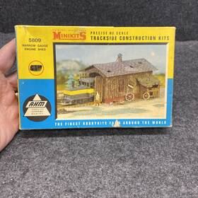 Ah033126-05 A.h.m. 5809 Minikits Narrow Gauge Engine Shed Kit #5809 Open Box Used