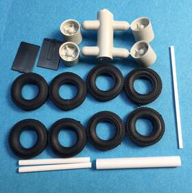 50119 A-line Ho Trailer Dree-up And Conversion Kit Spoke Wheels