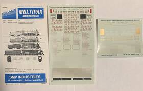 5805h Accu-cals Ho Decal-multipak Boston And Maine/b&m Passenger Steam Locos - #5805h