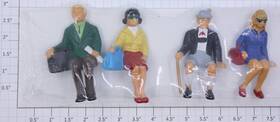 0227-10 Acme G Gauge Seated Figure Assortment Set Of 4