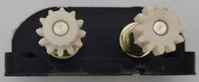 04-731 Acme Pair Of 13.5mm Shaft Linear Taper Rotary Potentiometers
