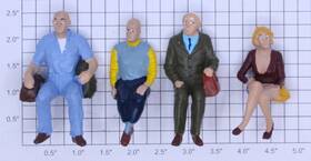 0626-1028 Acme G Gauge Sitting Figure Assortment Set Of 4