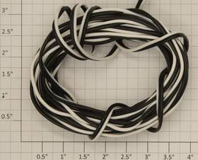 2-conductor Acme 0626-730 #18 Gauge White And Black Wire Sold By Foot 50
