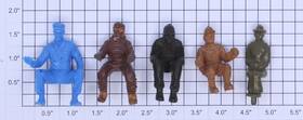0705-0934 Acme G Gauge Sitting Figure Assortment Set Of 5