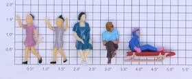 0707-1433 Acme O Gauge Figure Assortment Bag Of 5