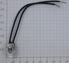 0827-06 Acme Spst On/off Toggle Switch With Leads 6a 125vac 10