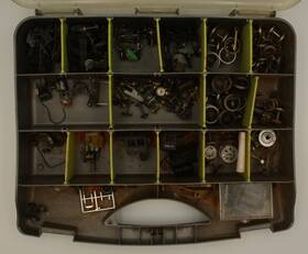 0918-14 Acme Ho Gauge Trucks Wheels Steamchests Gears Parts Assortment