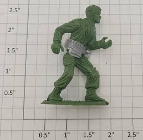 0929-10 Acme G Scale Plastic Military Figure Assortment Bag Of 44